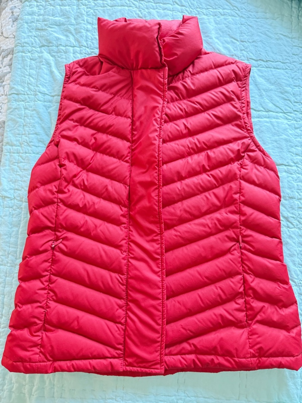 Talbots Red Down Filled  Puffer Vest | Sz P | Cozy Classic